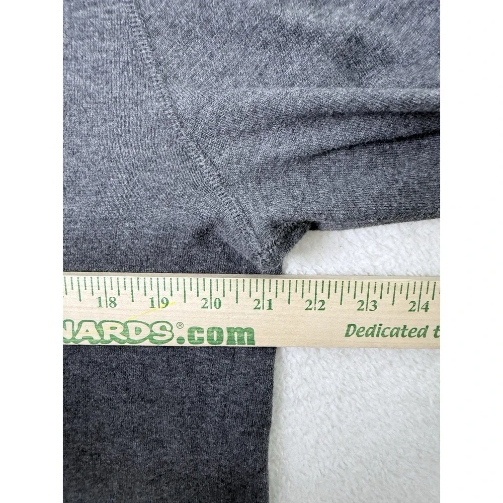 Banana Republic Mens Large Gray V-Neck‎ Long Sleeve Cotton Cashmere Sweater VTG